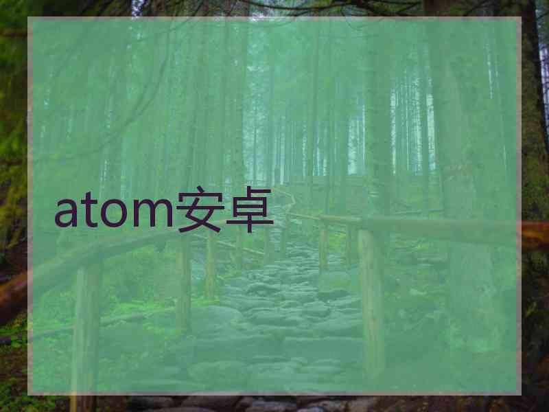atom安卓
