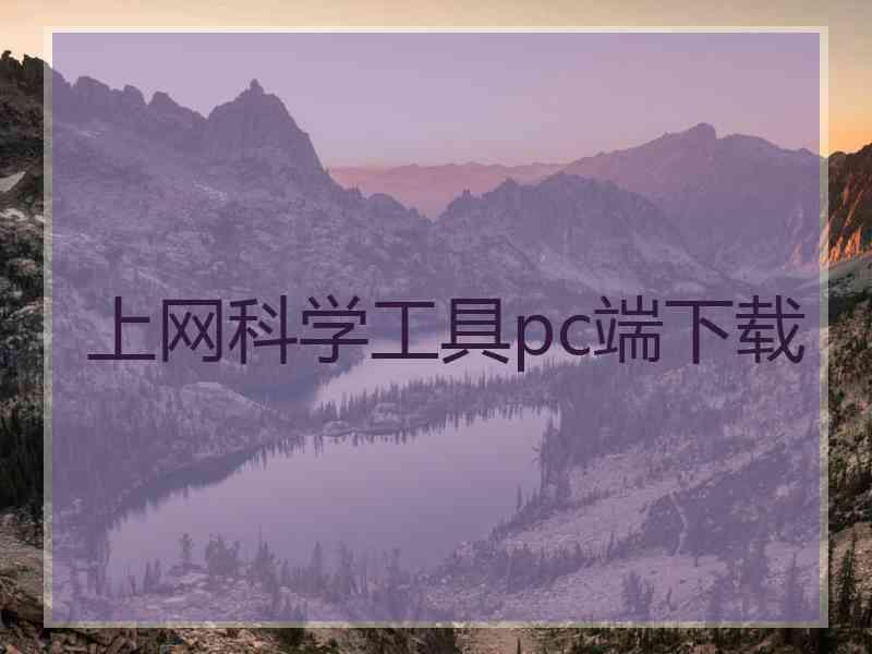 上网科学工具pc端下载