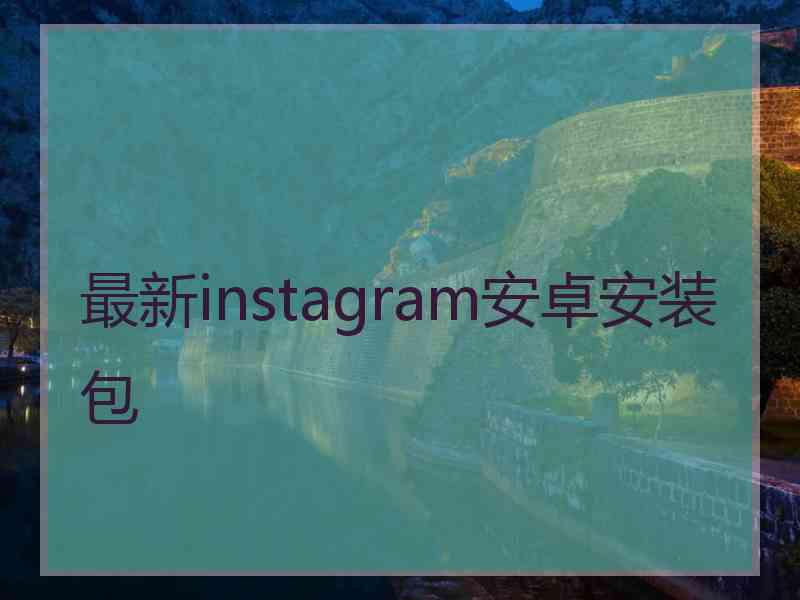 最新instagram安卓安装包
