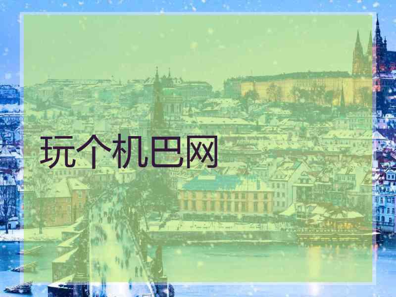 玩个机巴网
