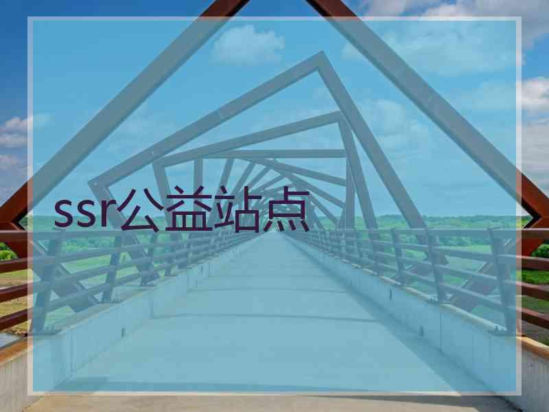ssr公益站点