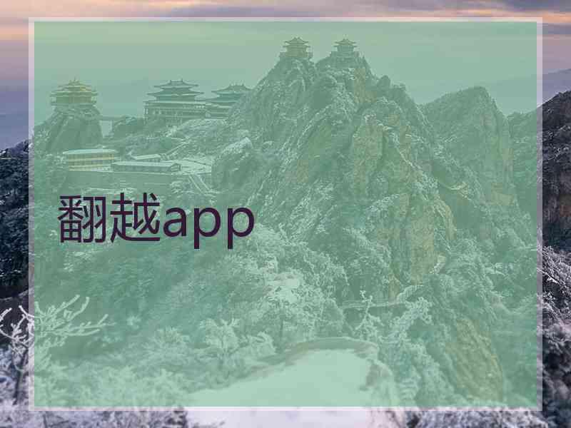 翻越app