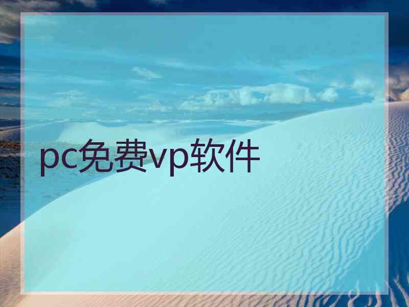 pc免费vp软件