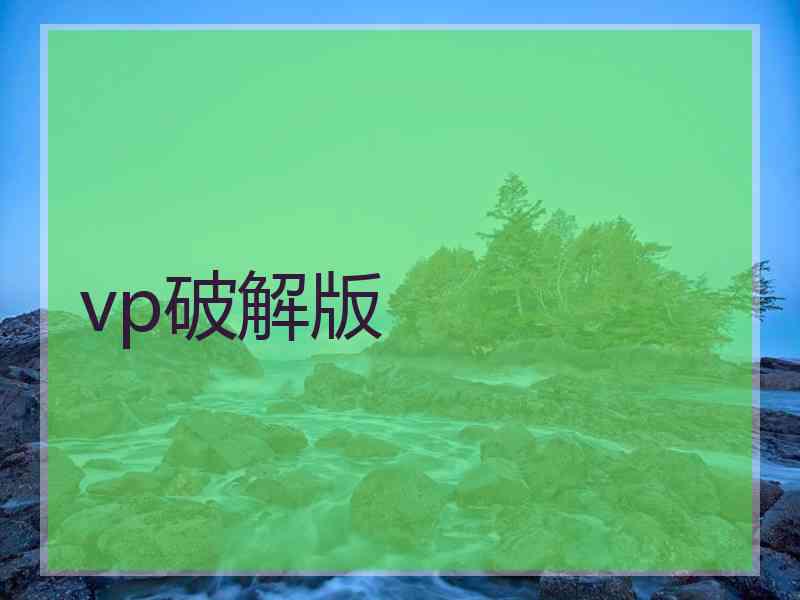 vp破解版