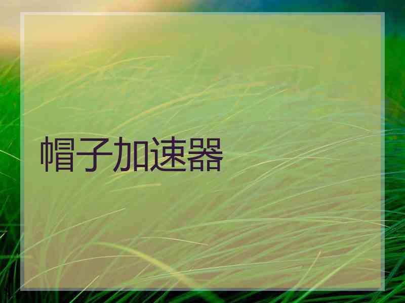 帽子加速器