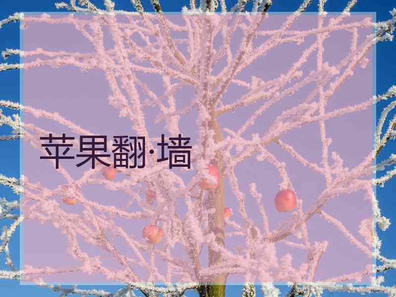 苹果翻·墙