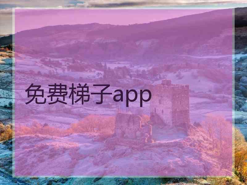 免费梯子app