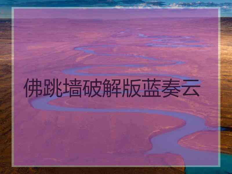 佛跳墙破解版蓝奏云