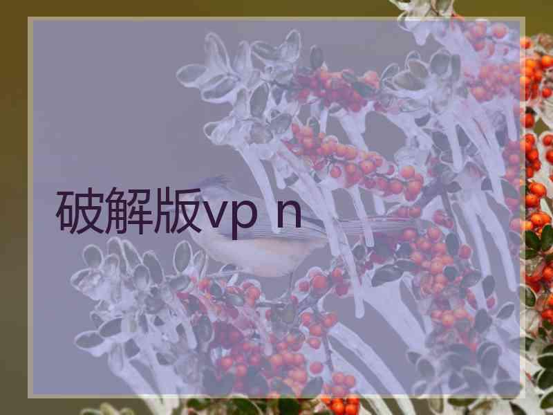 破解版vp n