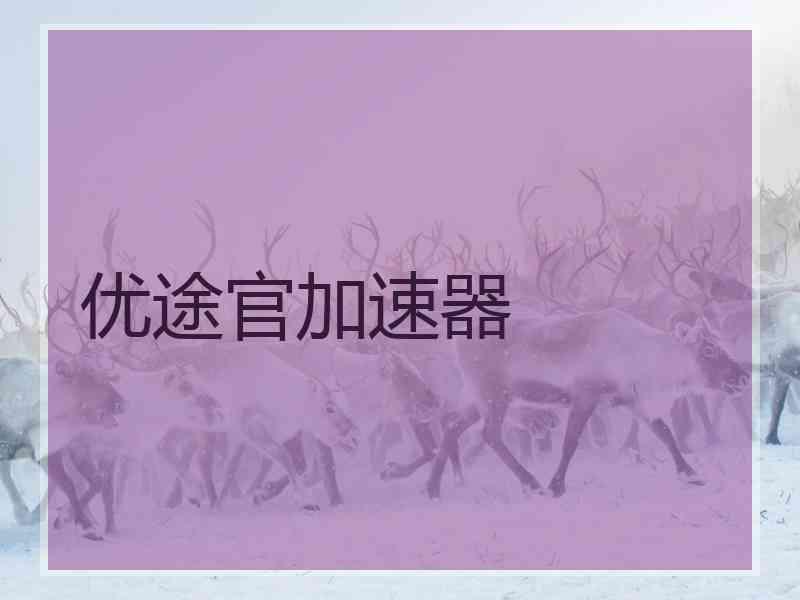 优途官加速器