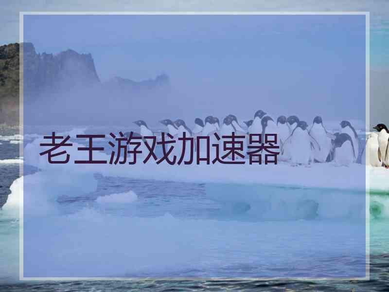 老王游戏加速器