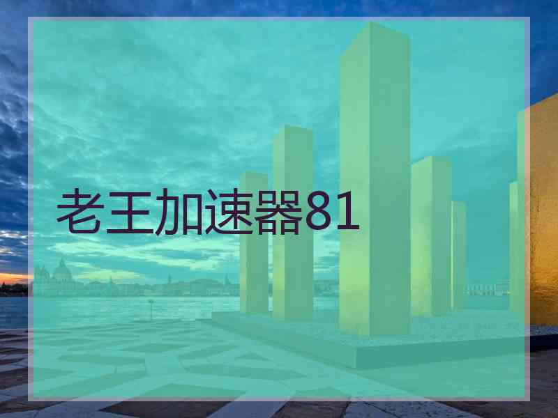 老王加速器81