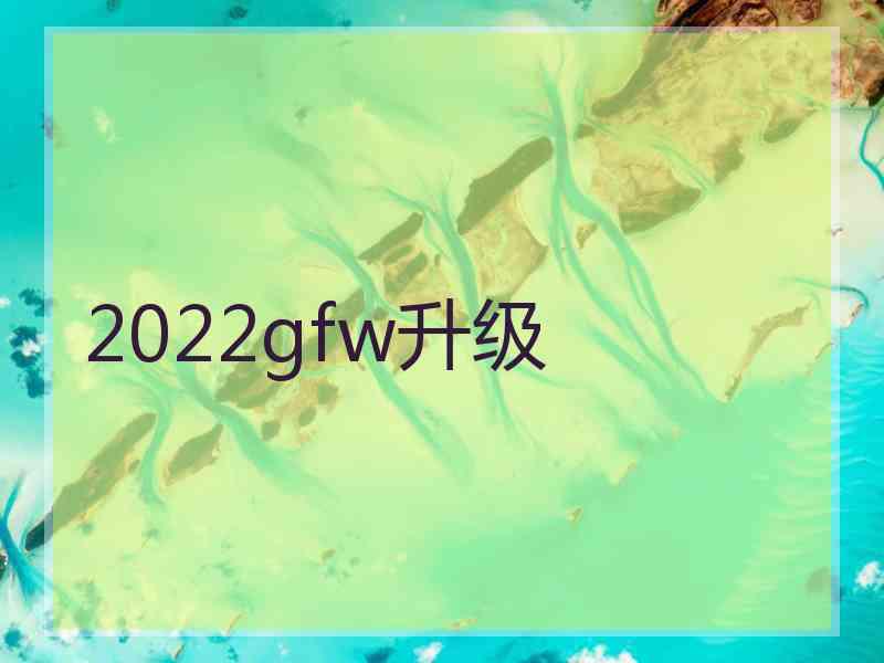 2022gfw升级