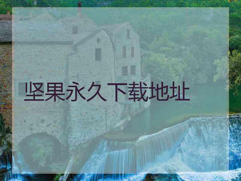 坚果永久下载地址