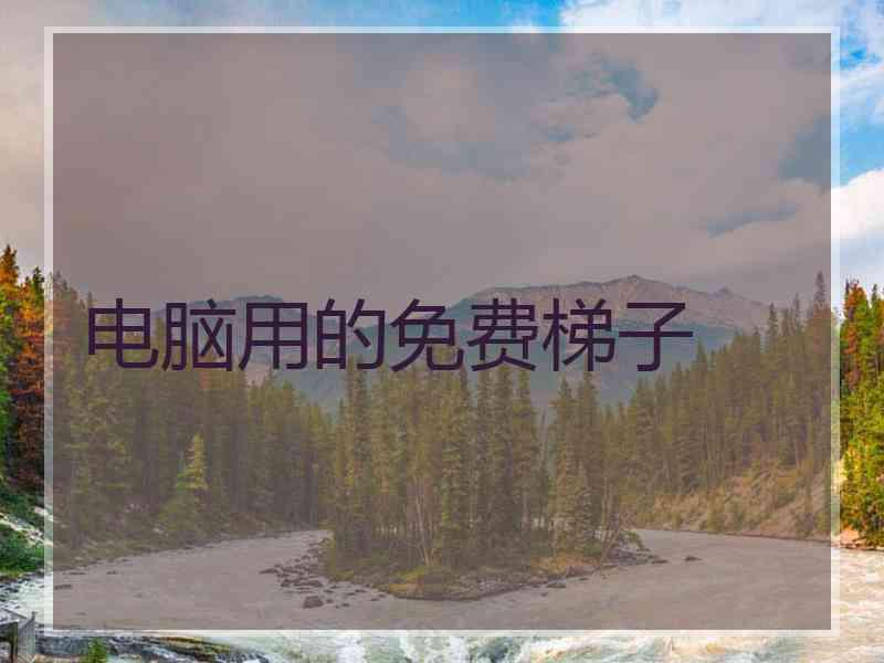 电脑用的免费梯子